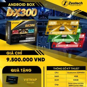 Android Box DX300 - Cực hiện đại không ngại mất zin