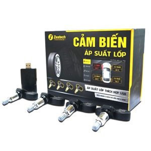Cảm biến áp suất lốp tích hợp màn hình Android Zestech Thanh Bình Auto