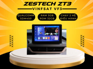 Màn hình Android Zestech ZT3 cho xe Vinfast VF3 Thanh Bình Auto