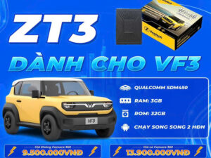 Màn hình Android Zestech ZT3 cho xe Vinfast VF3 Thanh Bình Auto