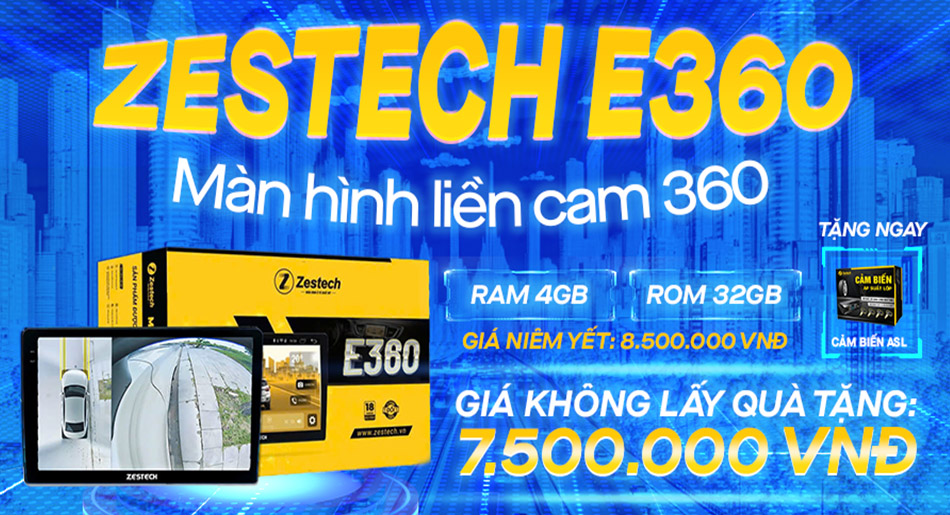 Màn hình Zestech E360 Thanh Bình Auto