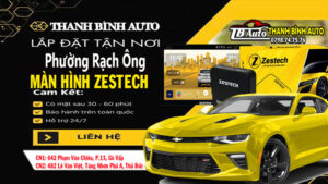 Gắn màn hình Android Zestech tận nơi phường Rạch Ông