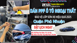 Gara dán film cách nhiệt ô tô phường Đức Nhuận