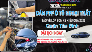 Dán phim cách nhiệt ô tô tại Tân Bình