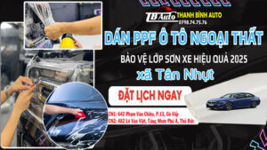 Địa chỉ dán phim cách nhiệt ô tô gần xã Tân Nhựt