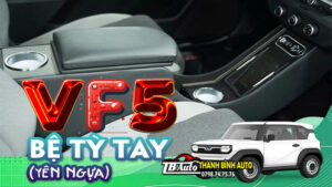 Độ yên ngựa bệ tỳ tay cho xe VF5 chuẩn zin