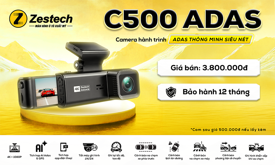 Cam hành trình Zestech C500 Adas